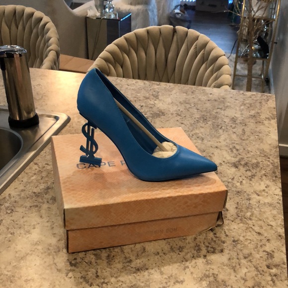 Cape Robbin Priceless Blue Heels New In Box! - Picture 5 of 8